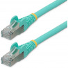 StarTech.com 7.5m LSZH CAT6a Ethernet Cable - Aqua