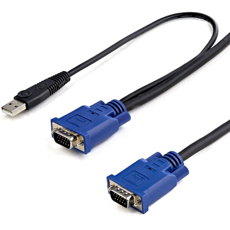 StarTech.com 4.5m 2-in-1 Ultra Thin USB KVM Cable