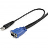 StarTech.com 4.5m 2-in-1 Ultra Thin USB KVM Cable