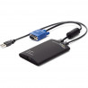 StarTech.com KVM Console to USB Laptop Crash Cart