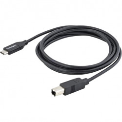 StarTech.com 2m 6ft USB C to USB B Cable - USB 2.0