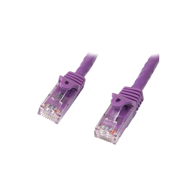 StarTech.com 10m Purple Snagless Cat5e Patch Cable