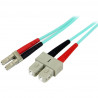 StarTech.com 10M 10 GB AQUA FIBER PATCH CABLE LC/SC