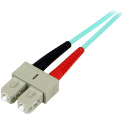 StarTech.com 10M 10 GB AQUA FIBER PATCH CABLE LC/SC