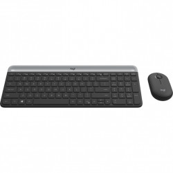 LOGITECH MK470 SLIM WIRELESS COMBO - BLACK