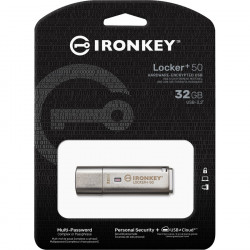 KINGSTON 32GB USB 3.2 IronKey Locker+ 50 AES USB