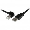 StarTech.com 1m USB 2.0 A to Left Angle B Cable M/M