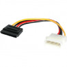 StarTech.com 6in Molex to SATA Power Cable Adapter