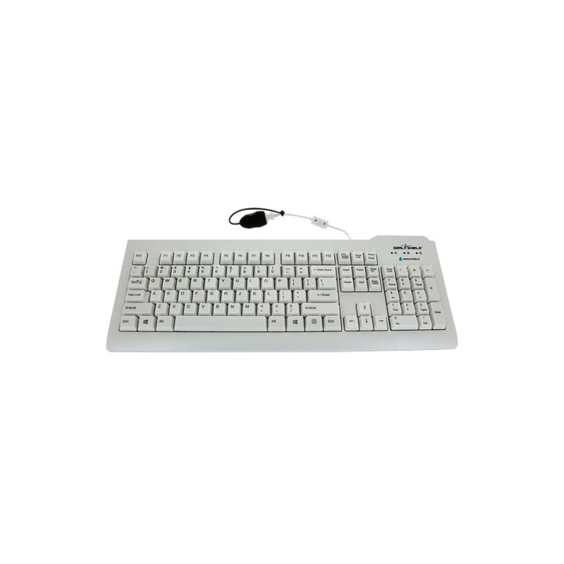 SEAL SHIELD SealClean/105Key/QC/White