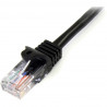 StarTech.com 1m Black Snagless UTP Cat5e Patch Cable.