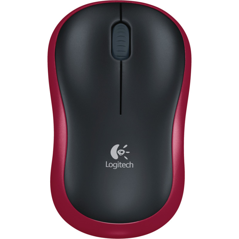 LOGITECH M185 WIRELESS MOUSE - RED