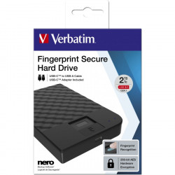 VERBATIM 2.5IN USB 3.1 FINGERPRINT SECURE HDD 1TB
