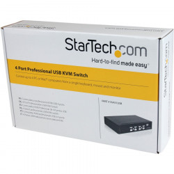 StarTech.com 4 Port VGA USB KVM Switch with Hub