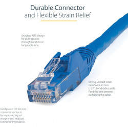 StarTech.com 3m Blue Snagless Cat6 UTP Patch Cable