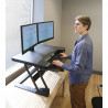 ERGOTRON WORKFIT TL BLACK SIT STAND TABLETOP