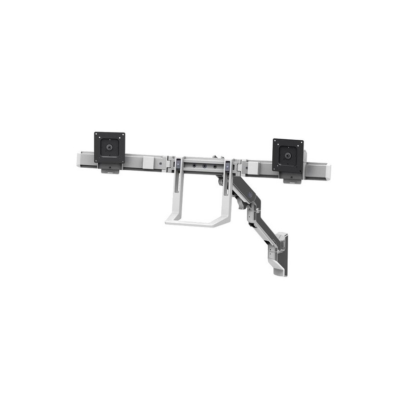 ERGOTRON HX WALL DUAL MONITOR ARM POLISHED