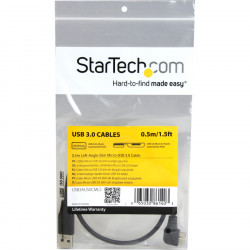StarTech.com 0.5m 20in Slim Micro USB 3.0 Cable - M/M