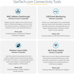 StarTech.com USB C Multiport Adapter - HDMI/DP/VGA
