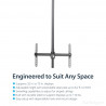 StarTech.com Ceiling TV Mount - Long Pole - Steel