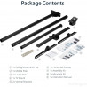 StarTech.com Ceiling TV Mount - Long Pole - Steel