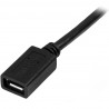 StarTech.com 0.5m 20in Micro-USB Extension Cable M/F