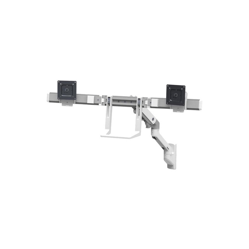 ERGOTRON HX WALL DUAL MONITOR ARM WHITE