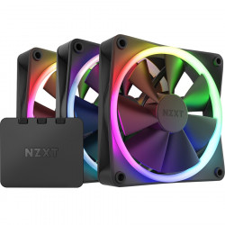 NZXT F120RGB - 120MM RGB FANS - TRIPLE BLACK