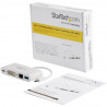 StarTech.com USB-C Multiport Adapter - PD - DVI - GbE