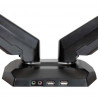 StarTech.com Dual Monitor Mount with 2 Port USB