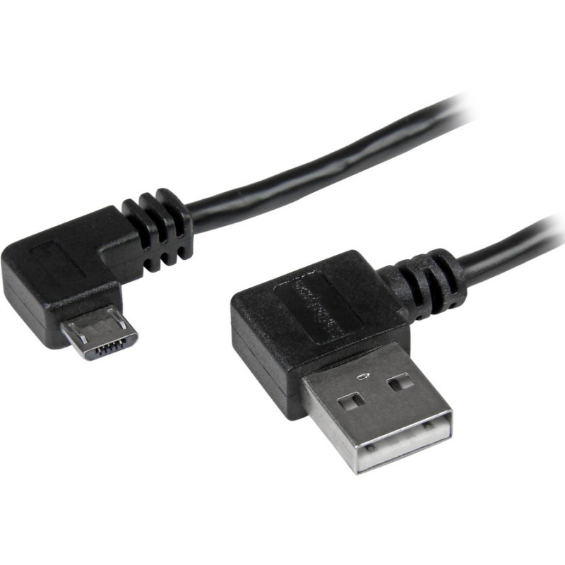StarTech.com 2m 6 ft Right Angle Micro-USB Cable