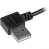 StarTech.com 2m 6 ft Right Angle Micro-USB Cable