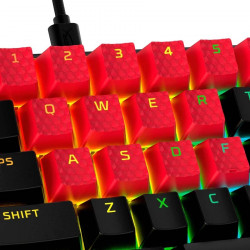 HP KEYCAPS - RUBBER - RED [US]