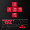 HP KEYCAPS - RUBBER - RED [US]