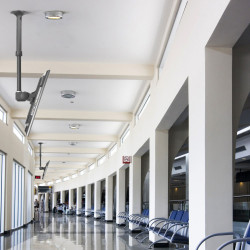 ATDEC CEILING MOUNT TILT LONG BLACK
