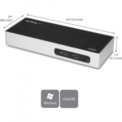 StarTech.com USB 3 DUAL MONITOR DOCK HDMI DVI / VGA
