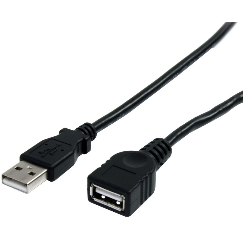 StarTech.com 3 ft Black USB Extension Cable A to A