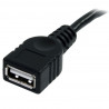 StarTech.com 3 ft Black USB Extension Cable A to A