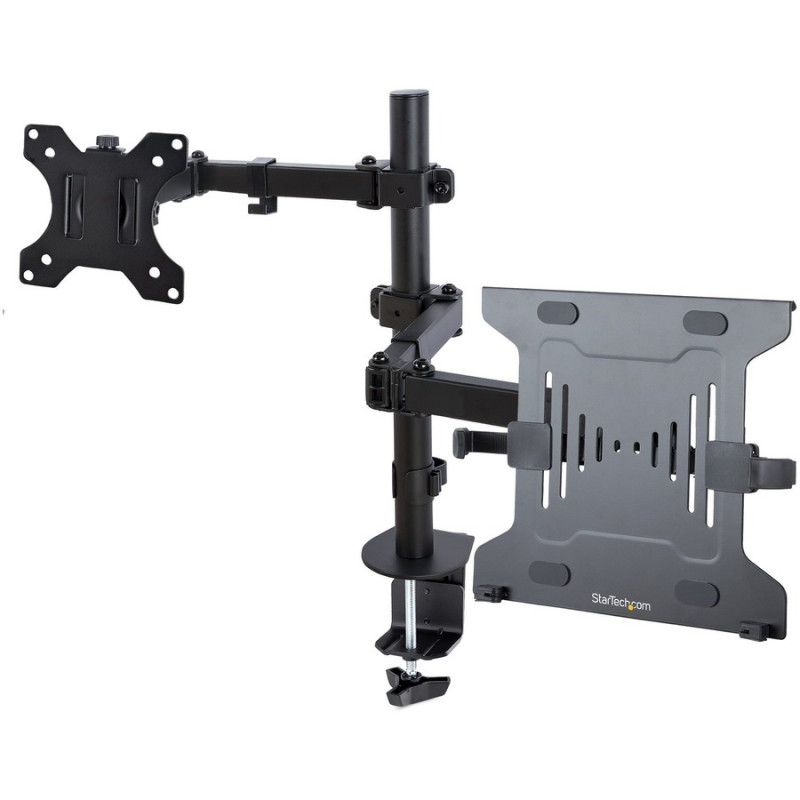 StarTech.com Monitor Arm with Laptop Tray Adjustable