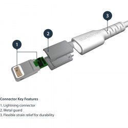 StarTech.com Cable USB to Lightning MFi Certified 2m