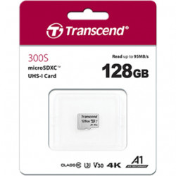 TRANSCEND 128GB MICRO SD UHS-I U3/A1 WITH ADAPTER