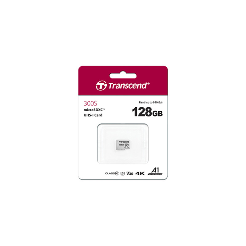 TRANSCEND 128GB MICRO SD UHS-I U3/A1 WITH ADAPTER