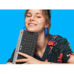 LOGITECH K580 SLIM WIRELESS KBOARD-GRAPHITE