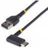 StarTech.com 1ft USB A to C Charging Cable Angled