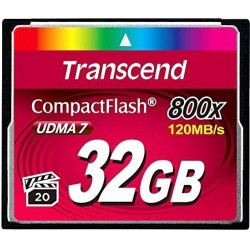 TRANSCEND 32GB CF Card (800X)