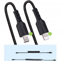 StarTech.com USB C to Lightning Cable - 1m (3.3ft) C
