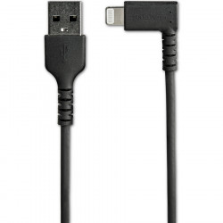 StarTech.com Cable - Black Angled Lightning to USB 1m