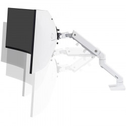 ERGOTRON HX Desk Monitor Arm with HD Pivot White