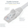 StarTech.com 3m White Snagless UTP Cat6 Patch Cable