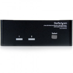 StarTech.com 2 Port DVI VGA Dual Monitor KVM Switch