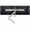 ATDEC DUAL RAIL DESK MOUNT SILVER